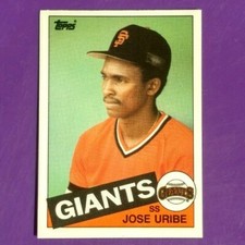 1985 topps traded 125t jose - topps,