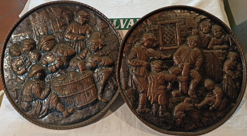 Lot anciennes médaillons - lot, 2