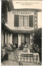 ASCAIN (64)  Café-Restaurant du Trinquet "Chez Françoise".