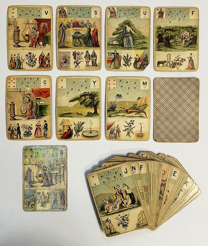 Cartes jouer lenormand - cartes, À