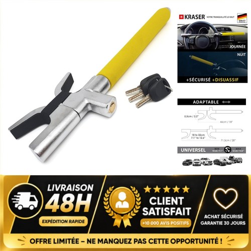 Kraser wa839y antivol voiture - wa839y,
