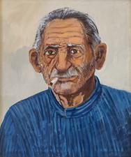 Portrait réaliste vieux - réaliste,