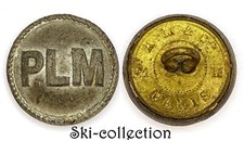 Bouton Chemin de Fer P.L.M