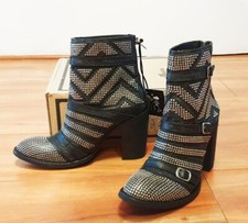 Boots Mexicana Cloutées Noires à Talons pour femme – Style Western Rock 🤘👢