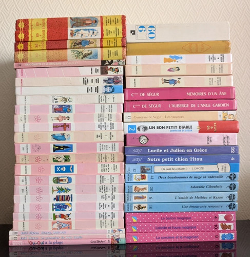 Lot livres anciens enfants - 44,