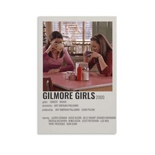 Poster et impressions sur toile de la série télévisée Gilmore Girls années 90...