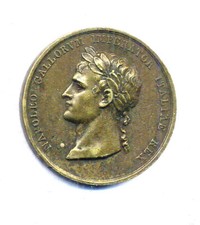 Napoléon Ier Couronné Roi d’Italie 1805 Milan – Bronze - sans poinçon