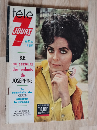 Télé jours 221 myrna fahey - télé,