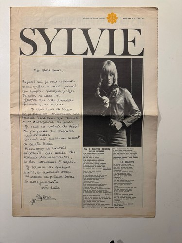 Sylvie vartan rare magazine - vartan,