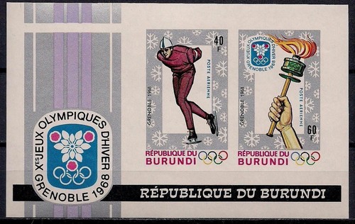 Burundi 1968 grenoble hiver - burundi,