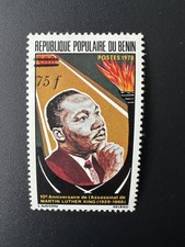 Bénin 1985 Mi. 385 Anniversaire assassinat Martin Luther King surchargé