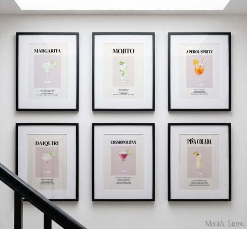 Lot poster cocktail - 6,