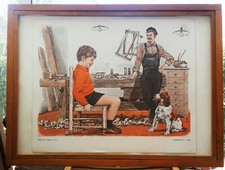 Ancienne affiche scolaire MDI