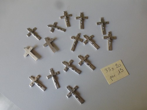 Lot croix pendentif - de, 15