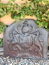 plaque de cheminee ancienne, en fonte