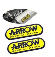 Plaque Aluminium Haute Température ARROW Echappemt Silencieux Moto Quad NEUF