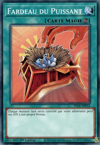 Fardeau du puissant - yu-gi-oh!,