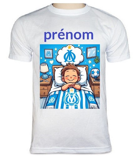 Tee shirt foot marseille - shirt, om