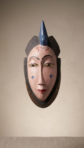 Masque artisanal bois - artisanal, en