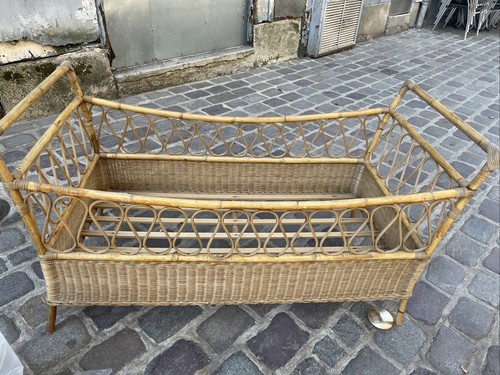 Lit enfant vintage - enfant, et