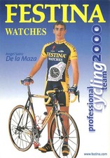 Cyclisme 2000 " Angel Sainz De La Maza " équipe Festina