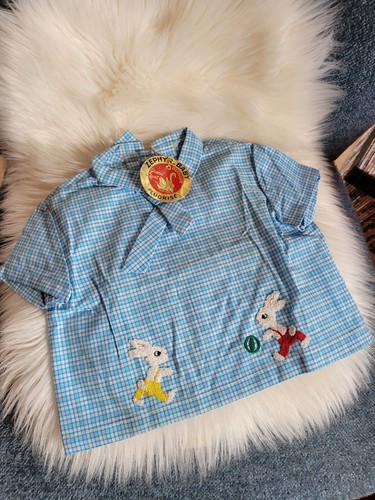 Haut blouse enfant vintage - haut,