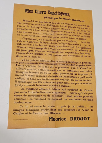 Affiche ancienne maurice - ancienne,