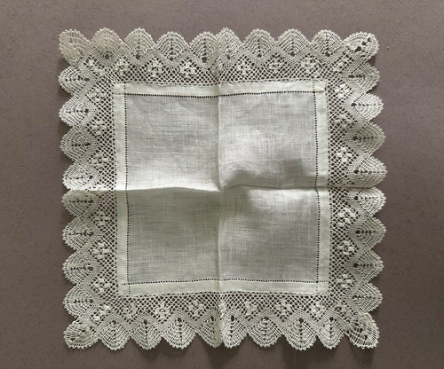 Mouchoir ancien fin - mouchoir, en