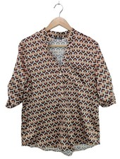 NUNA LIE Blouse à enfiler Dames Blouse T EU 36 brun-blanc cassé