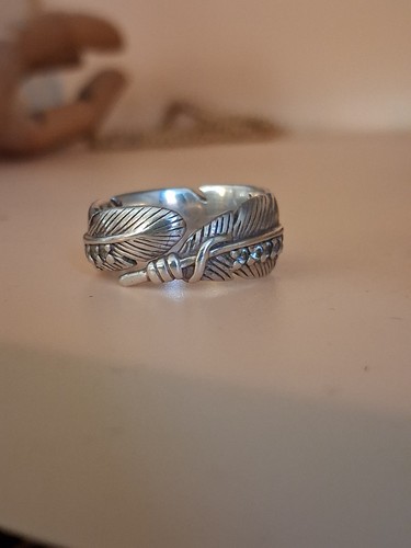 Bague vintage 80s argent - bague,