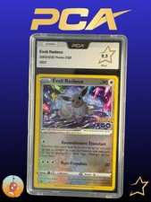 Carte gradée PCA 9,5  Evoli radieux SWSH230 - Epee et bouclier Pokemon GO EB10.5