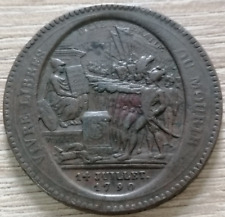 CONFIANCE- Monneron de 5 sols au serment (An III) 1792 Birmingham, soho - cuivre