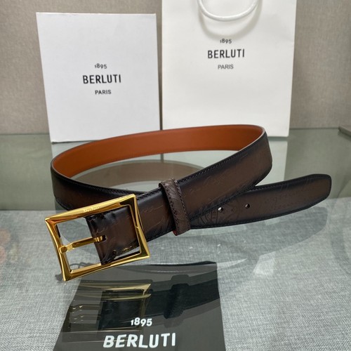 New berluti brown - venezia, belt