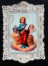 Canivet ancien "l'enfant Jesus et les évangiles"