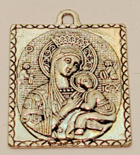 Pendentif carré style icône - carré,