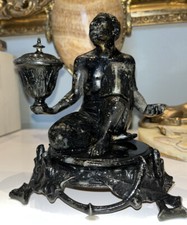 Encrier Personnage Nubien ou Maure, Début XXème