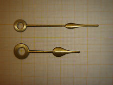 AIGUILLES POIRE LAITON 60 MM X 43 MM POUR PENDULE DE PARIS - CARTEL - REGULATEUR
