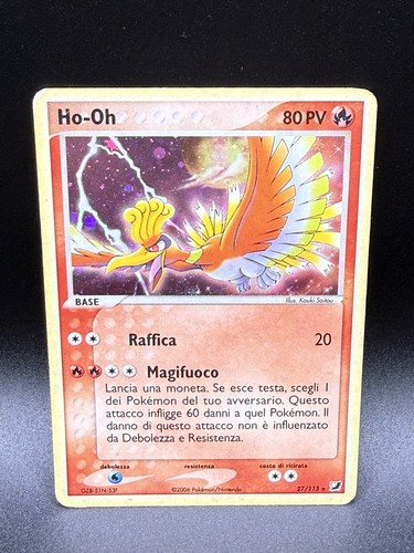 Carte pokemon 27 115 - carte, ho-oh