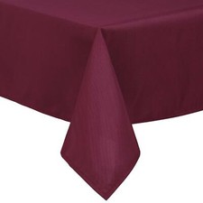 Nappe Polyester Rectangle 55"x63" Bourgogne Tableau Décoration résistant taches