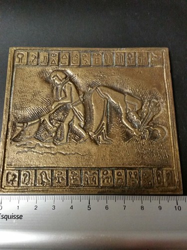 Enorme plaque medaille comice - medaille, "comice