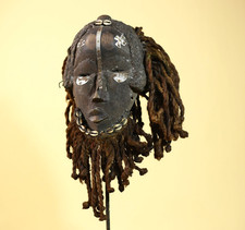 Masque africain vintage Dan