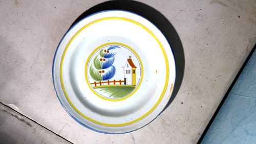 Assiette faïence l - en, de
