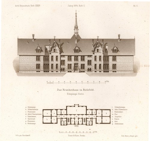 Bielefeld hôpital entrée - bielefeld,