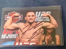 frankie edgar autographed 4x6