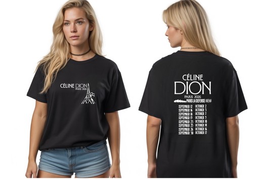 Celine dion paris shirt - dion, t-shirt