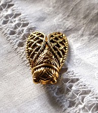 Broche vintage insecte Cigale