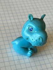 FIGURINE HIPPOPOTAME BLEU