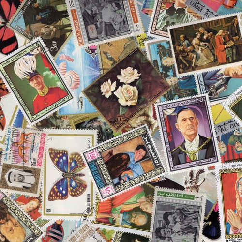 Umm quïwaïn timbres de - umm,