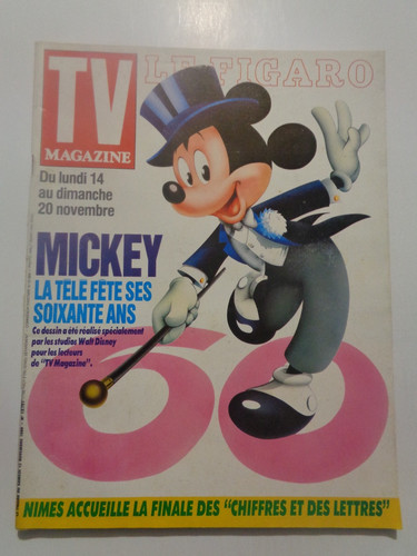 1988 magazine mickey - tv,
