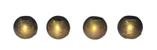 Lot de 4 pieds boule en bronze